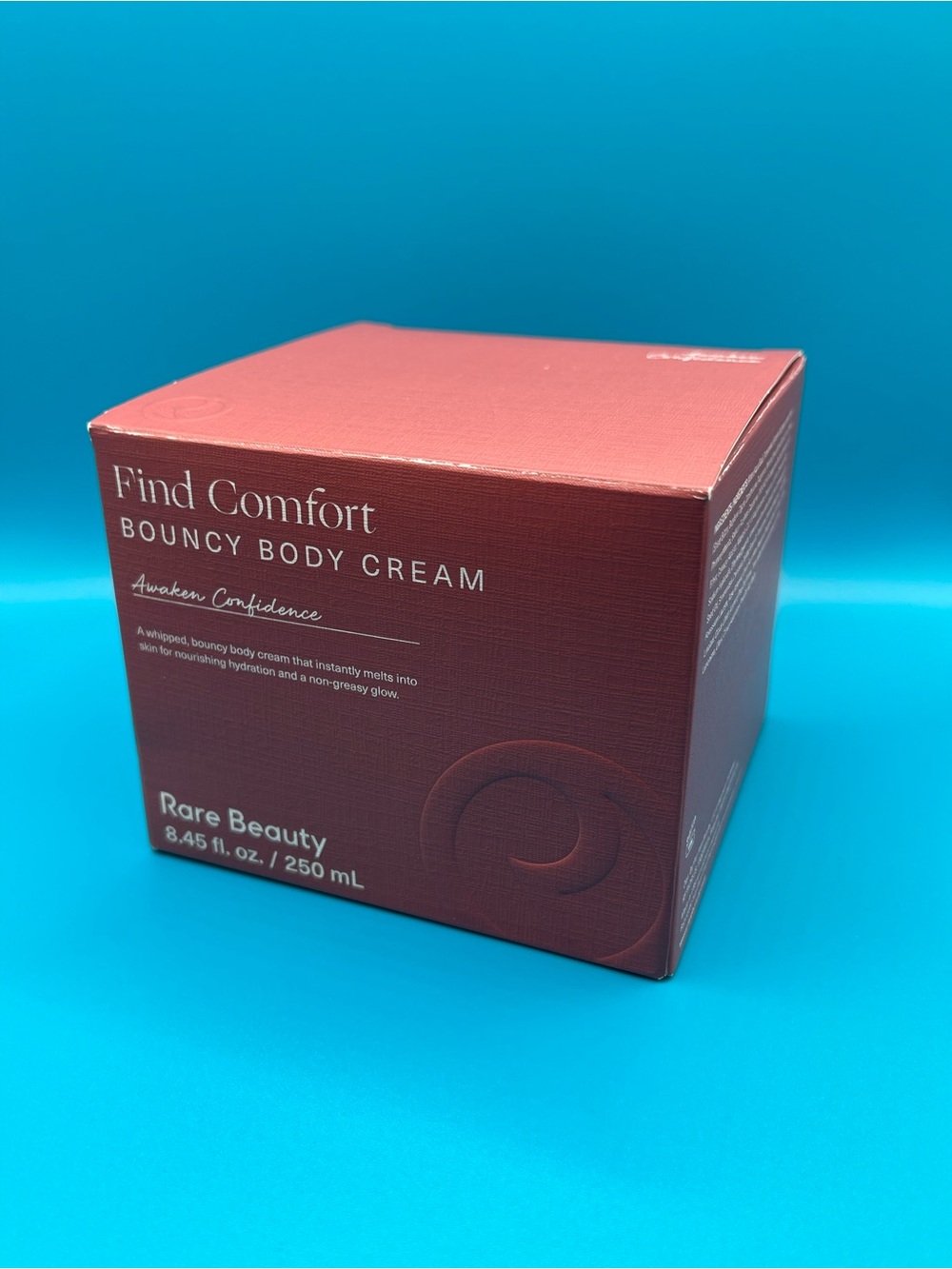 Rare Beauty Find Comfort Body Cream - Deep Rose Packaging